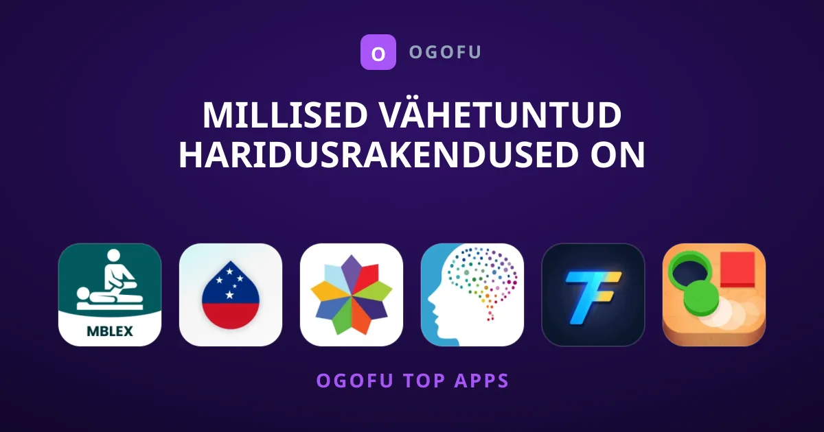 Millised vähetuntud haridusrakendused on tõeliselt head?